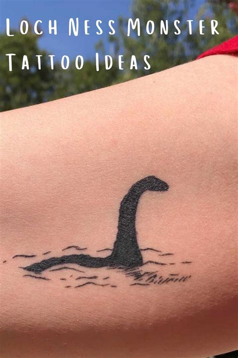 73 Loch Ness Monster Tattoo Ideas Tattoo Glee