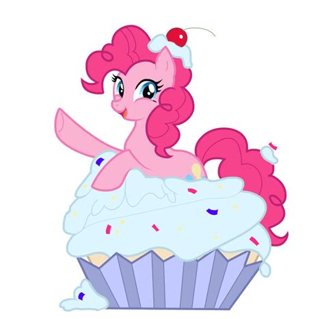 Pinkie Pie And Giant Cupcake By Lelittleluna On Deviantart My