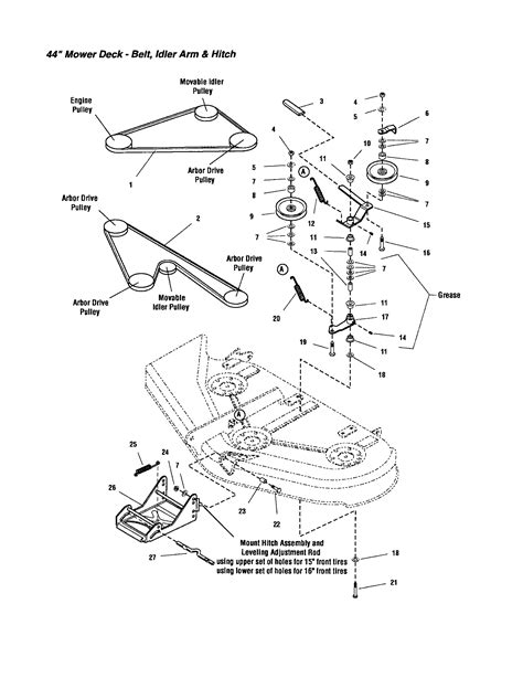 Snapper Mower Deck Belt Diagram