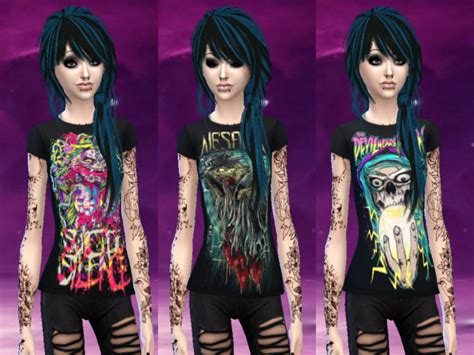 The Sims Resource Band T Shirts Part1