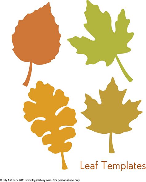 Cut Out Leaves Printable