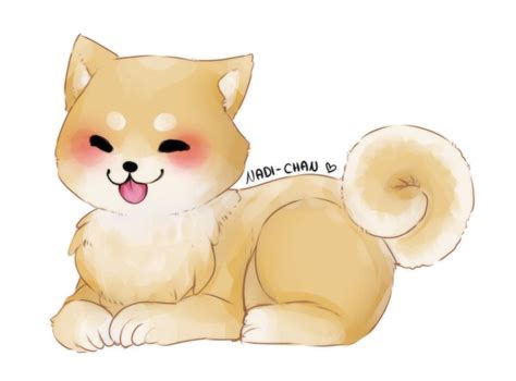 Shiba Inu By Nadi Chan Shiba Inu Shiba Cute Cartoon