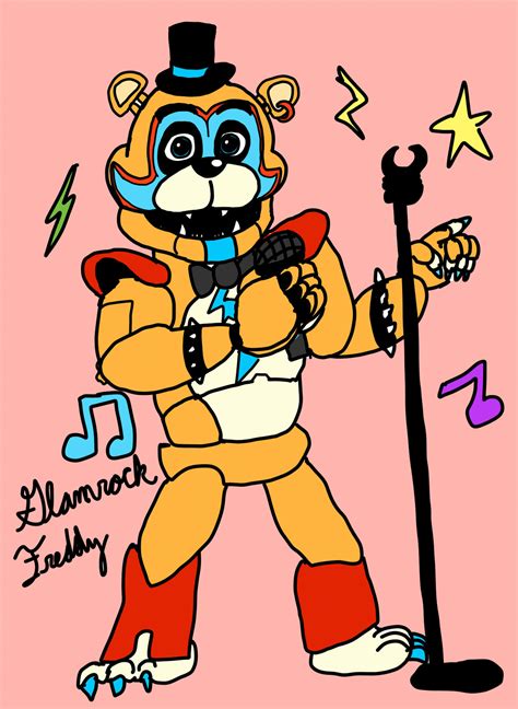 Fnaf Security Breach Glamrock Freddy By Dripptide On Deviantart