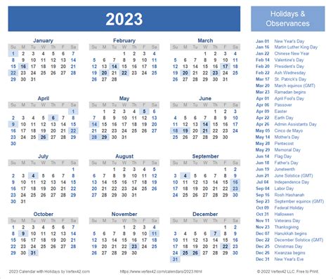 Calendar 2023 Holidays Get Calendar 2023 Update