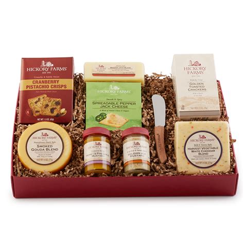 deluxe cheese and mustard t set hickory farms