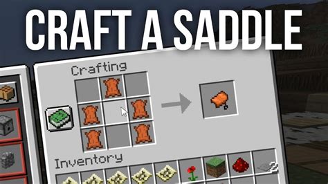 How To Craft A Minecraft Saddle 8 Easy Steps Know How Community