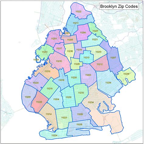 List Of Neighborhoods In Brooklyn Zip Code Map Coding Visiting Nyc Map