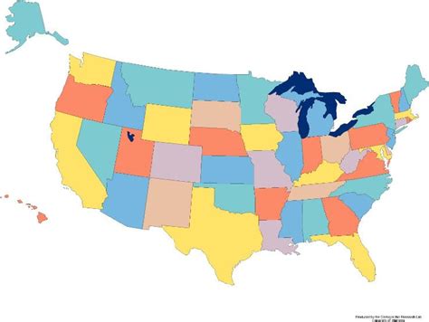 United States Blank Map