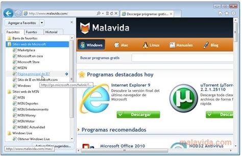 Descargar Internet Explorer 9 Para Pc Gratis En Español