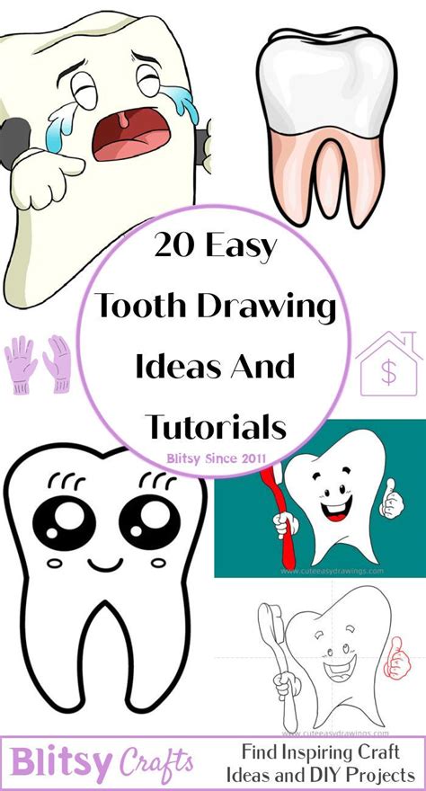 20 Easy Tooth Drawing Ideas How To Draw A Tooth 2023