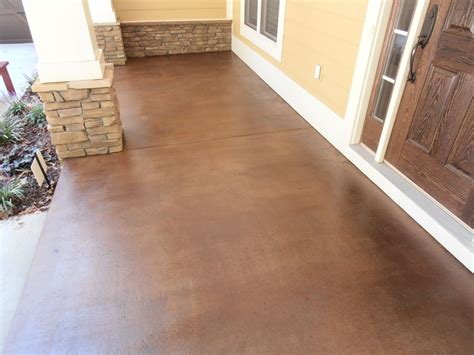 Stained Concrete Ideas For Exterior Patios And Porches Decorative