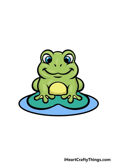 How To Draw A Cute Frog