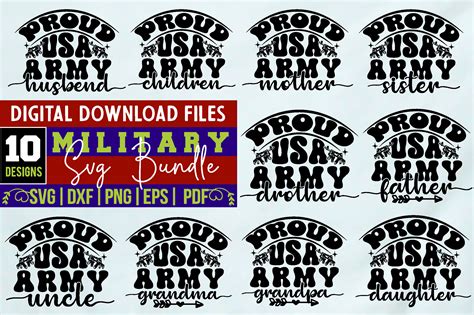 Military Svg Bundle Graphic By Binasvgbundle · Creative Fabrica