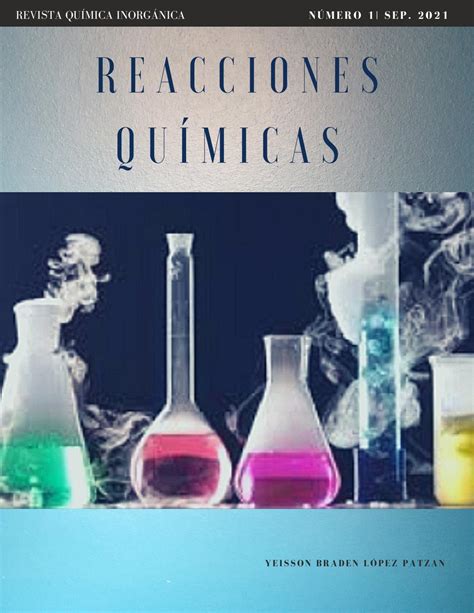 Revista Reacciones Quimica By Yeissonbraden Issuu