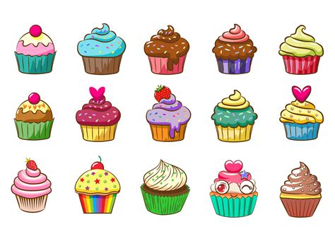 Pink Cupcake Vector Art Icons And Graphics For Free Download