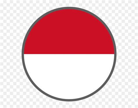 Indonesia Flag Circle Png Indonesia Flag Round Icon Transparent Png