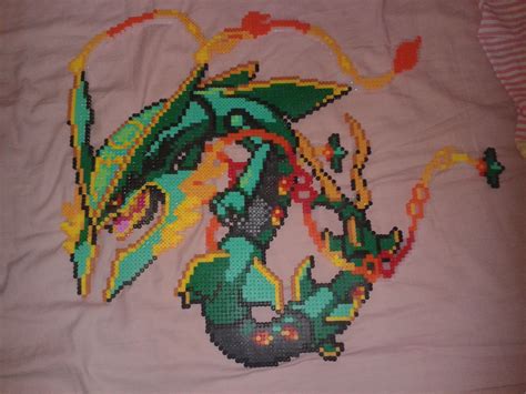 Huge Mega Rayquaza By Jesusclon On Deviantart Pokemon Bead Perler