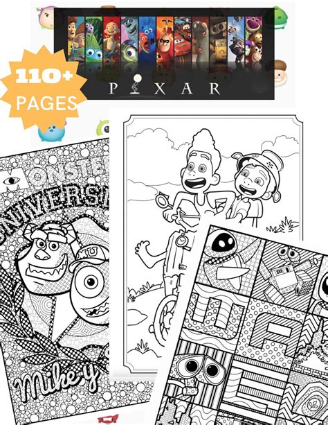 Disney Pixar Coloring Pages