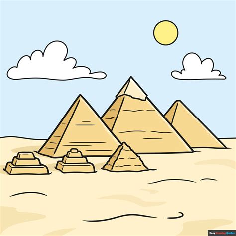 How To Draw A Step Pyramid