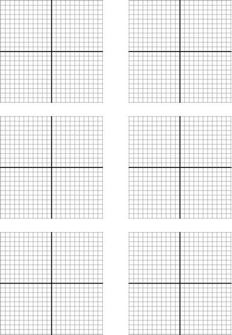 Printable Graph Paper With Axis And Numbers