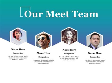 Our Meet Team Sample Of Ppt Presentation Powerpoint Slide Templates