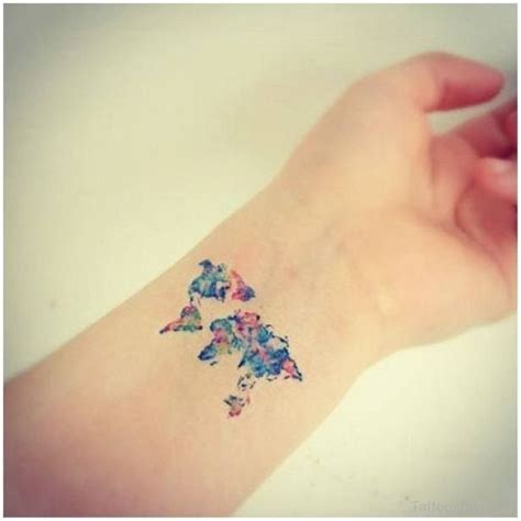 Pretty Map Tattoo On Wrist Tattoo Designs Tattoo Pictures