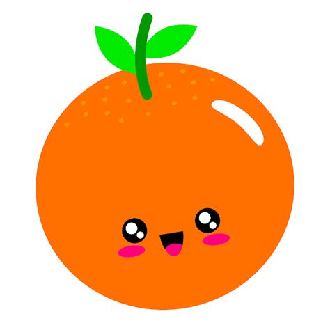 Qué Naranja Fue Primero ¿la Fruta O El Color Fruit Cartoon Cute