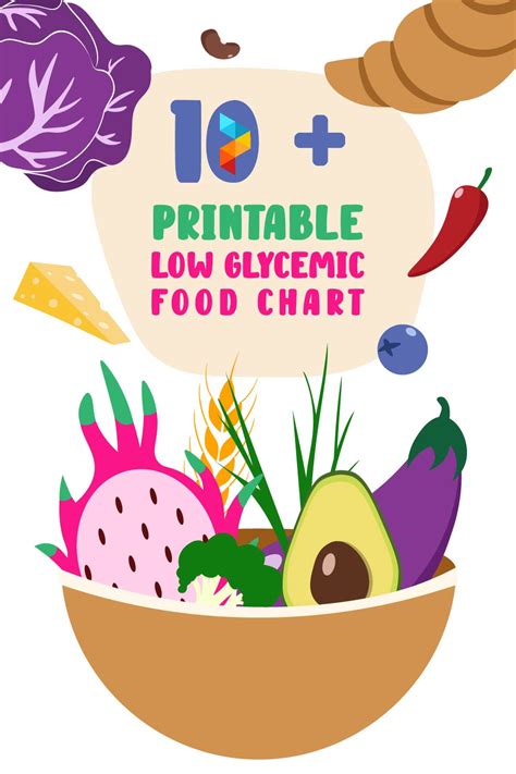 Low Glycemic Food Chart Free Pdf Printables Printablee