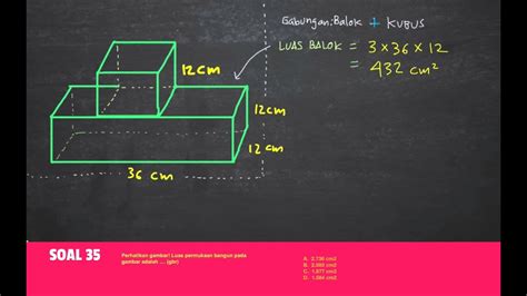 Soal Luas Permukaan Kubus Dan Balok Kelas Sd