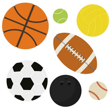 Set Of Sport Balls 1271031 Vector Art At Vecteezy