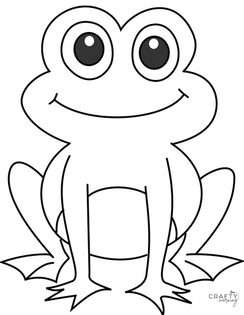 Cute Frog Drawing Step By Step How To Draw Crafty Morning