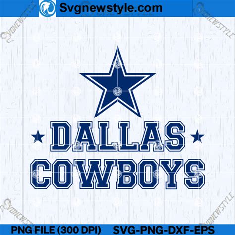 Cowboys Football Svg Dallas Cowboys Svg Png Dxf Eps