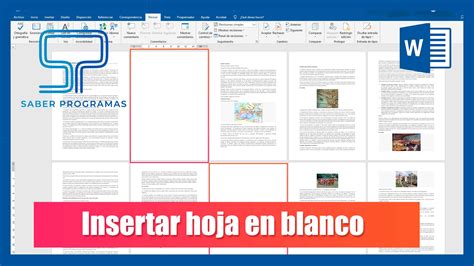 Insertar Hoja En Blanco En Word Saber Programas