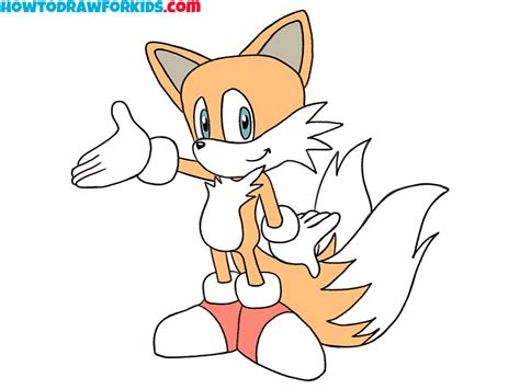 How To Draw Tails Easy Drawing Tutorial For Kids