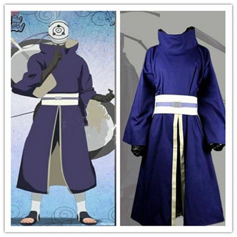 Akatsuki Ninja Tobi Obito Madara Uchiha Suit Full Set Cosplay Costume