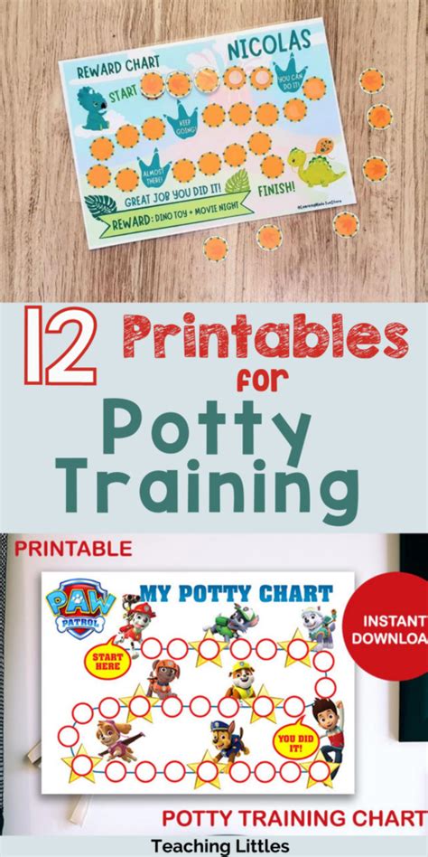 Free Printable Potty Training Chart For Toddlers 60 Off