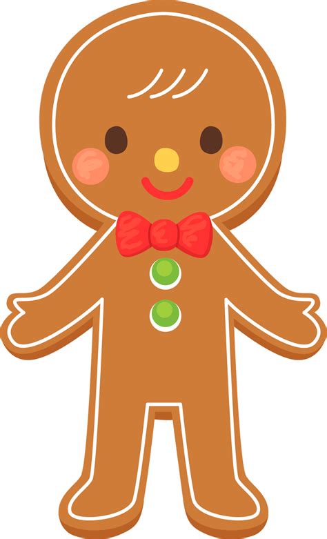 Printable Gingerbread Man Clipart