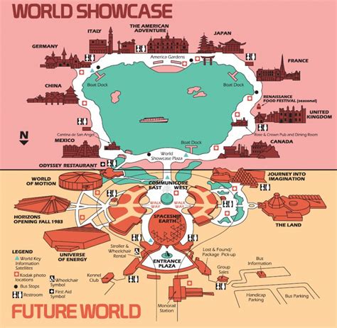 Epcot Park Map Printable Printable Maps