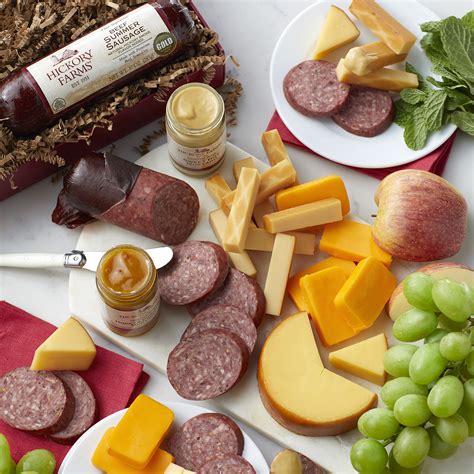 summer sausage and cheese t box hickory farms