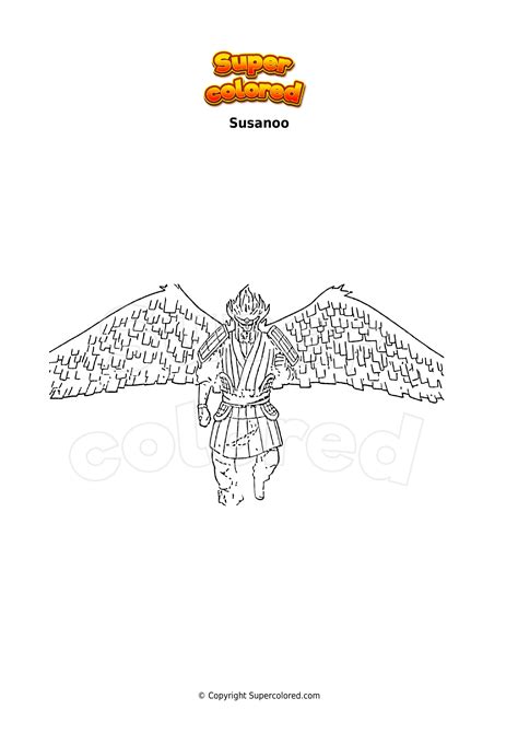 Susanoo Coloring Page Coloring Pages