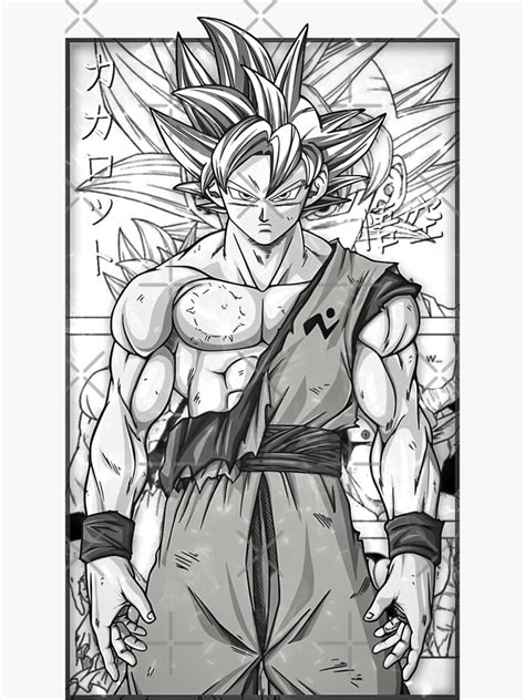 Dragon Ball Z Super Mastered Ultra Instinct Goku Manga Artwork V1