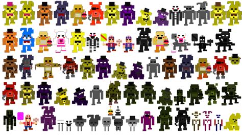 Fnaf Characters In Minigame Form Pt1 Info Below By