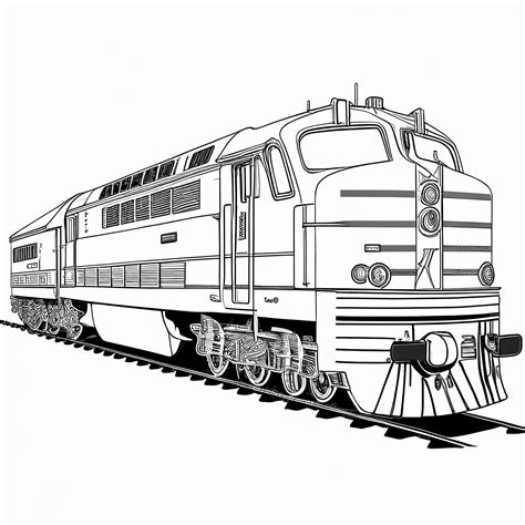 Freight Trains Coloring Pages