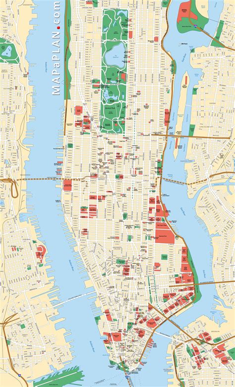 Manhattan Printable Map