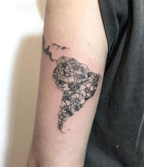 30 Pretty Map Tattoos Make You Want To Go Abroad Style Vp Page 11