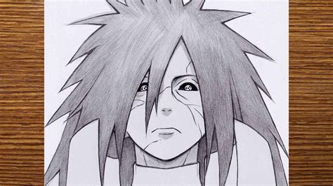 How To Draw Madara Uchiha Naruto Step By Step Anime Sketch