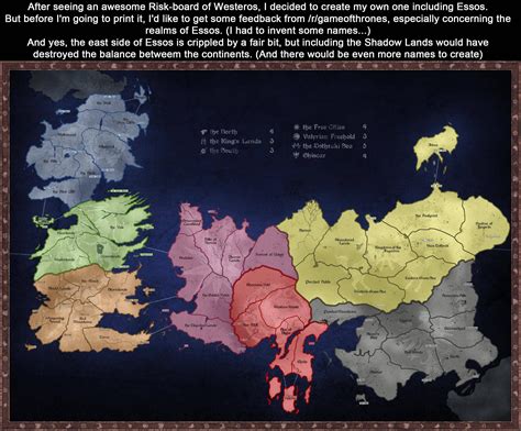 Essos Map Official