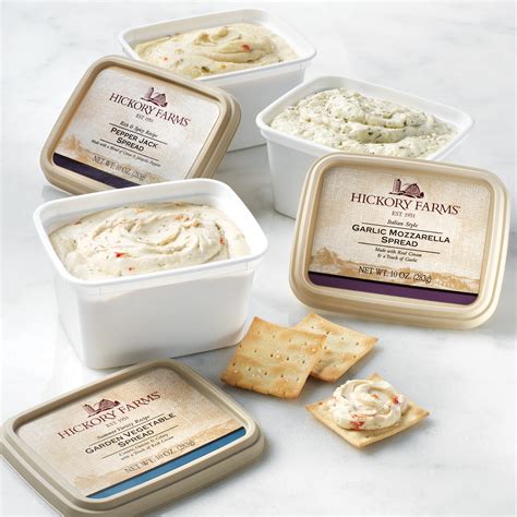 hickory farms cheese spread flight hickory farms