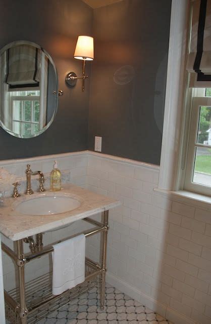 Amherst Grey Benjamin Moore Amazing Bathrooms Gray Painted Walls