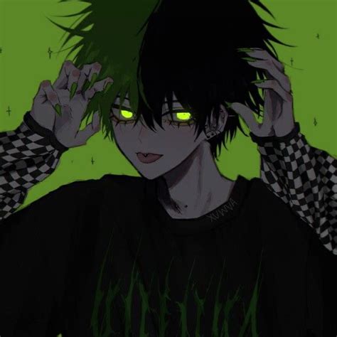 ˗ˏˋ Green Aesthetic Icon Pfp ´ˎ˗ Fnaf Cosplay Anime Funny Goth Guys